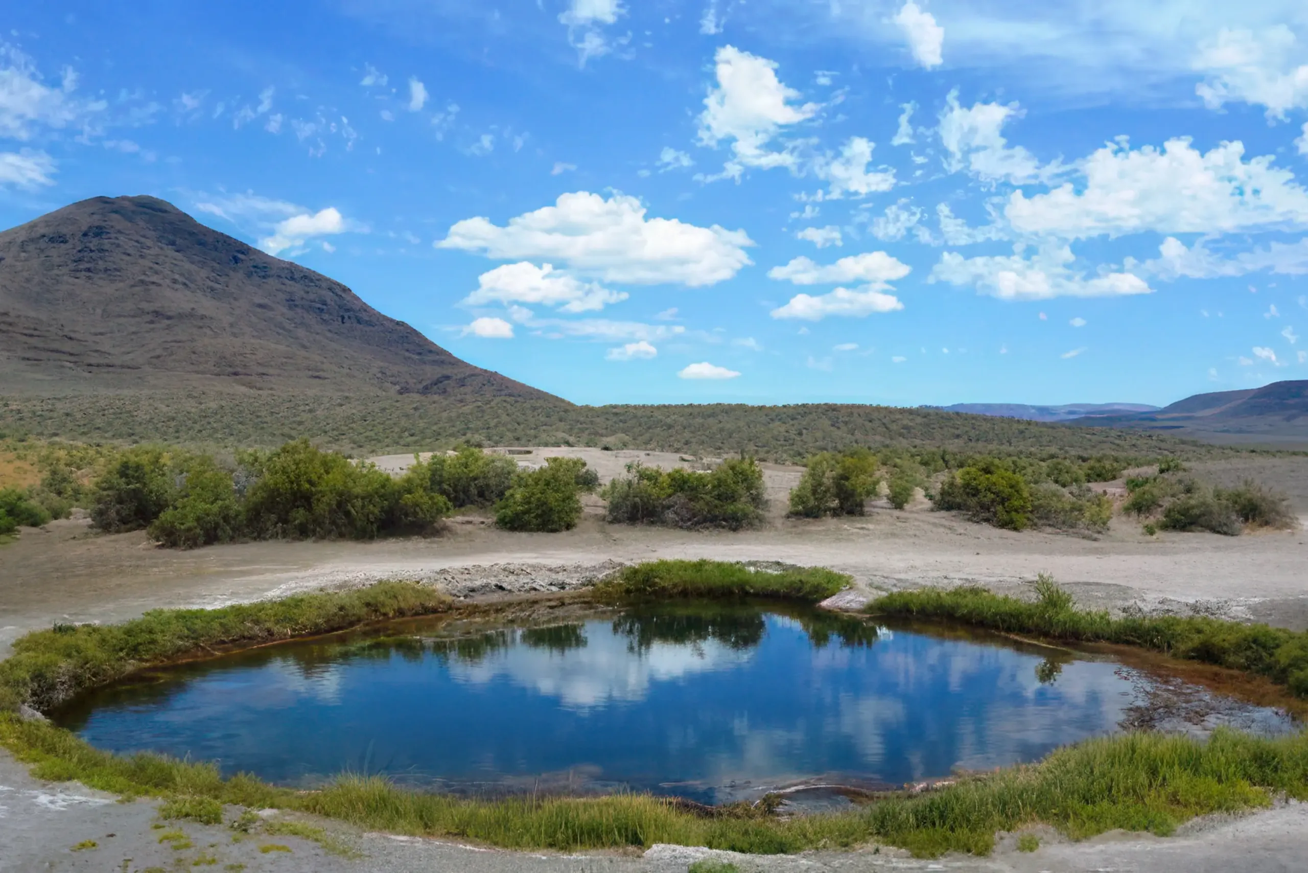 Mickey hot springs in Harney County.