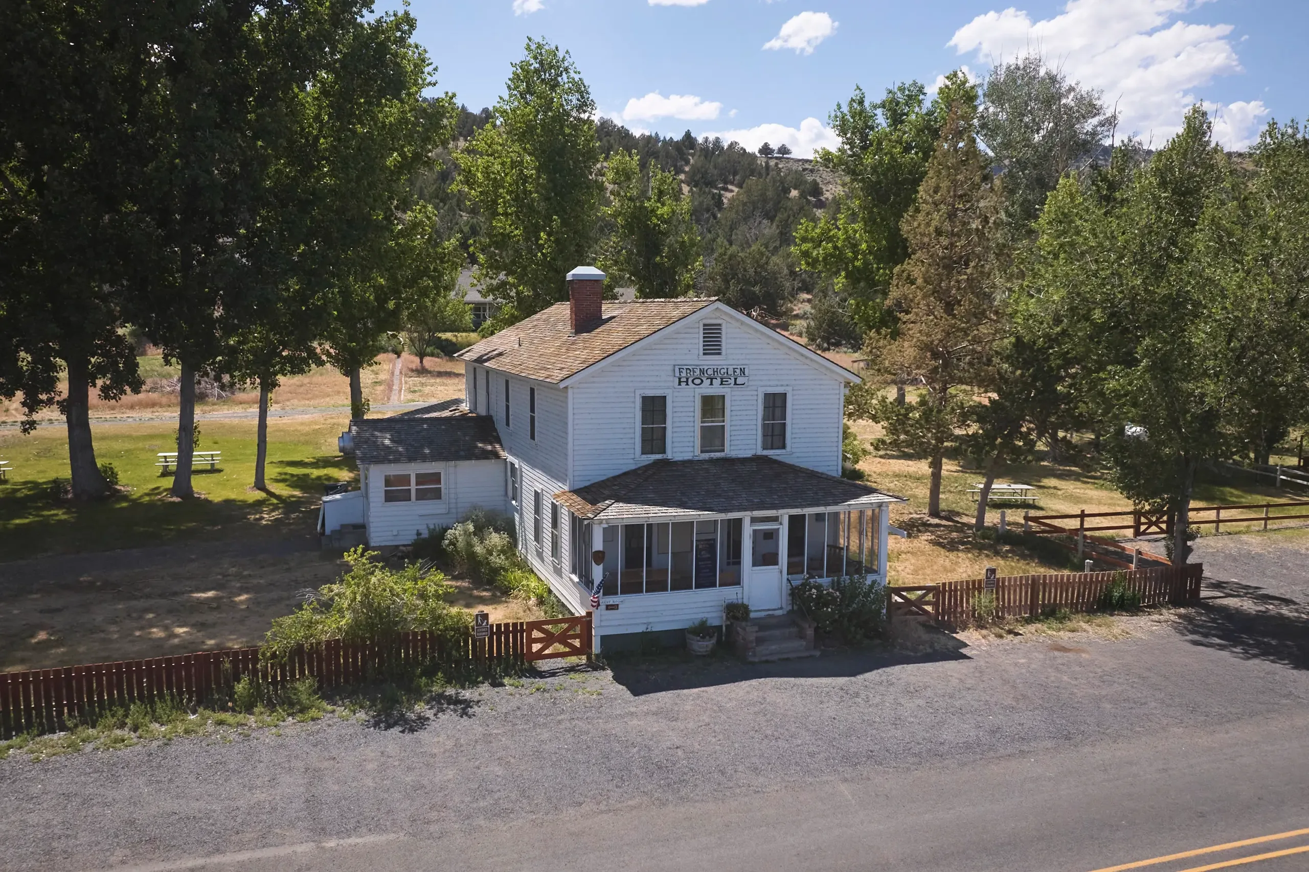 The Frenchglen Hotel in Harney County.